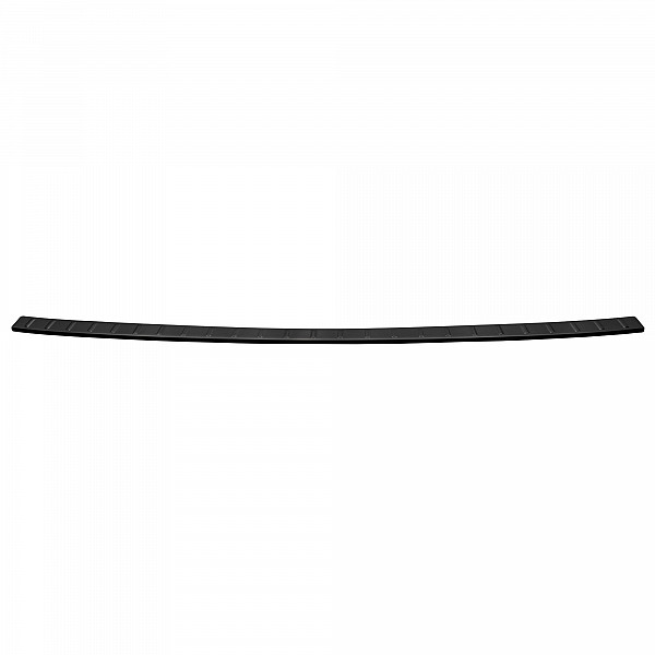 Stainless Steel Rear Bumper Protector Compatible With Suzuki S-Cross 01.2022-> Rearguard, Tailored Fit Bumper Guard,  Loading Edge Protector- Colour Black Mirror Stainless Steel (Black Chrome)