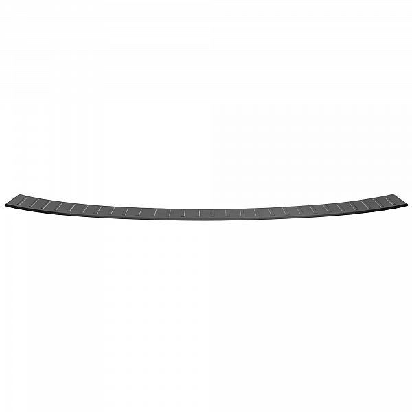 Stainless Steel Rear Bumper Protector Compatible With Dacia Jogger 03.2022-> Rearguard, Tailored Fit Bumper Guard,  Loading Edge Protector- Colour Matte Black Powdercoated Stainless Steel