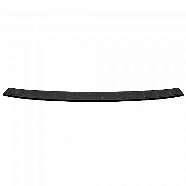 Stainless Steel Rear Bumper Protector Compatible With Peugeot 308 SW Estate 06.2022-> Rearguard, Tailored Fit Bumper Guard,  Loading Edge Protector- Colour Matte Black Powdercoated Stainless Steel