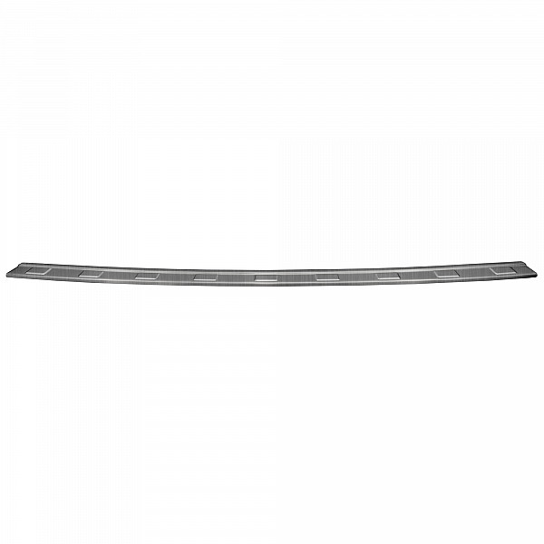 Stainless Steel Rear Bumper Protector Compatible With Dacia Duster III 06.2024-> Rearguard, Tailored Fit Bumper Guard,  Loading Edge Protector- Colour Brushed Stainless Steel