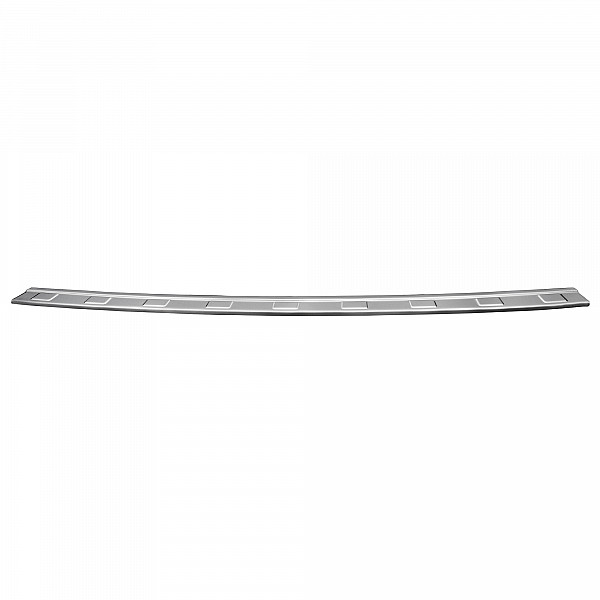 Stainless Steel Rear Bumper Protector Compatible With Dacia Duster III 06.2024-> Rearguard, Tailored Fit Bumper Guard,  Loading Edge Protector- Colour Polished Stainless Steel (Chrome)