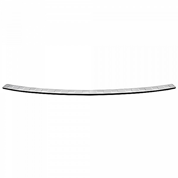 Stainless Steel Rear Bumper Protector Compatible With Jeep Grand Cherokee 07.2022-> Rearguard, Tailored Fit Bumper Guard,  Loading Edge Protector- Colour Polished Stainless Steel (Chrome)