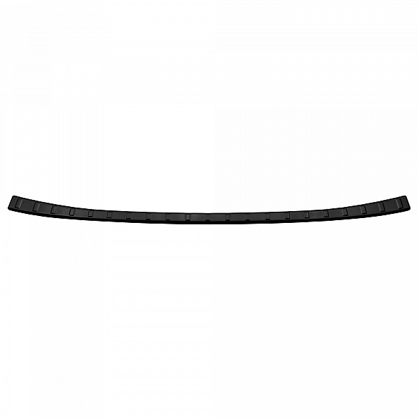 Stainless Steel Rear Bumper Protector Compatible With Nissan Qashqai III 07.2021-> Rearguard, Tailored Fit Bumper Guard,  Loading Edge Protector- Colour Black Mirror Stainless Steel (Black Chrome)