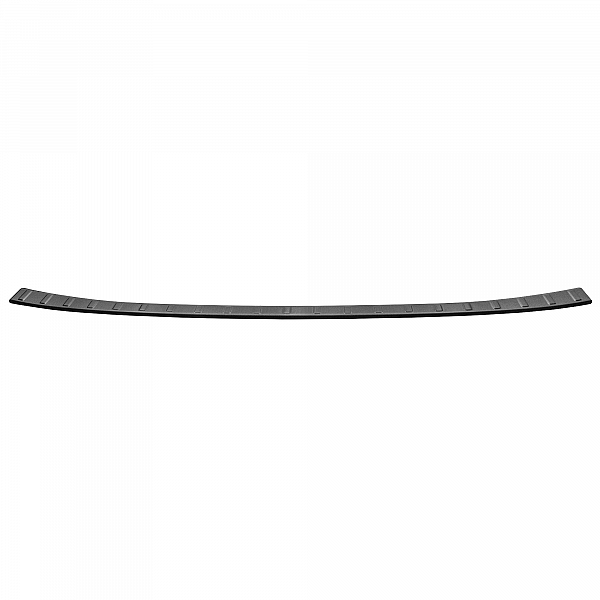 Stainless Steel Rear Bumper Protector Compatible With Nissan Qashqai III 07.2021-> Rearguard, Tailored Fit Bumper Guard,  Loading Edge Protector- Colour Dark Grey Brushed Stainless Steel