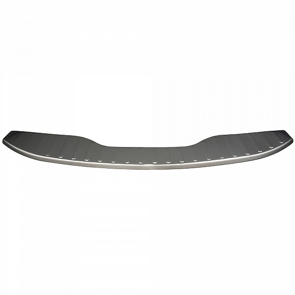 Stainless Steel Rear Bumper Protector Compatible With Ford S-Max 05.2006-08.2015 Rearguard, Tailored Fit Bumper Guard,  Loading Edge Protector- Colour Dark Grey Brushed Stainless Steel