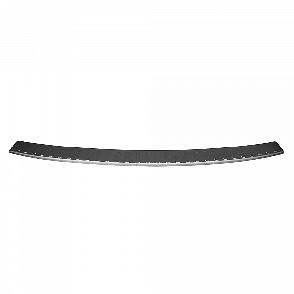 Stainless Steel Rear Bumper Protector Compatible With BMW X5 F15 11.2013-07.2018 Rearguard, Tailored Fit Bumper Guard,  Loading Edge Protector- Colour Dark Grey Brushed Stainless Steel