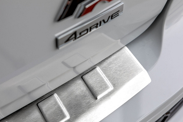 Edelstahl Ladekantenschutz passend für Seat Ateca und Ateca Cupra ab BJ. 7.2016> Stoßstangenschutz passgenau mit Abkantung V2A Gebürstet