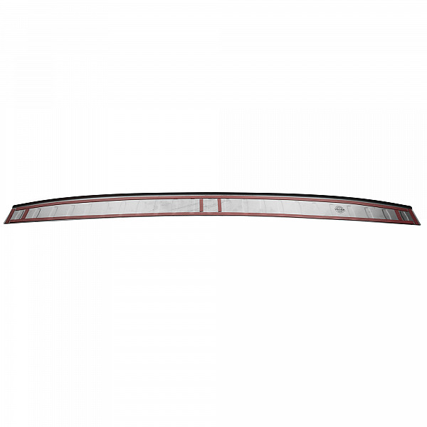 Stainless Steel Rear Bumper Protector Compatible With Hyundai Tucson 07.2015-07.2018 Rearguard, Tailored Fit Bumper Guard,  Loading Edge Protector- Colour Dark Grey Brushed Stainless Steel