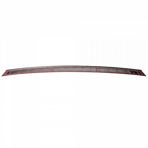 Stainless Steel Rear Bumper Protector Compatible With Mercedes Benz GLC (also for AMG) 09.2015-04.2019 Rearguard, Tailored Fit Bumper Guard,  Loading Edge Protector- Colour Polished Stainless Steel (Chrome)
