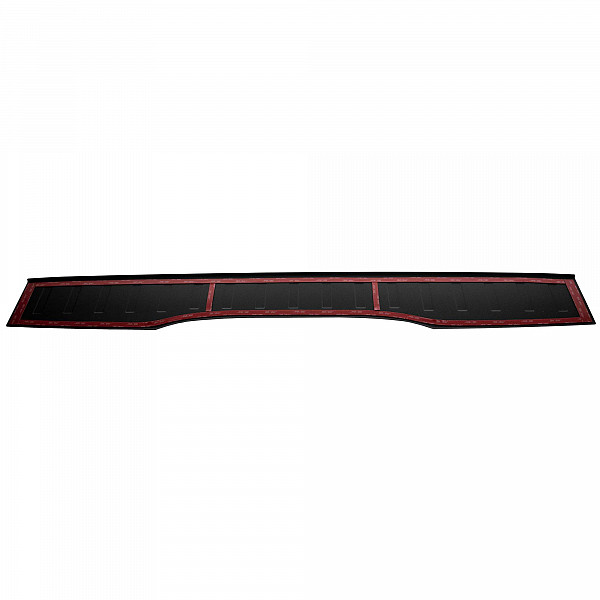 Stainless Steel Rear Bumper Protector Compatible With Mercedes Benz V Class & Vito 05.2014-> Rearguard, Tailored Fit Bumper Guard,  Loading Edge Protector- Colour Matte Black Powdercoated Stainless Steel