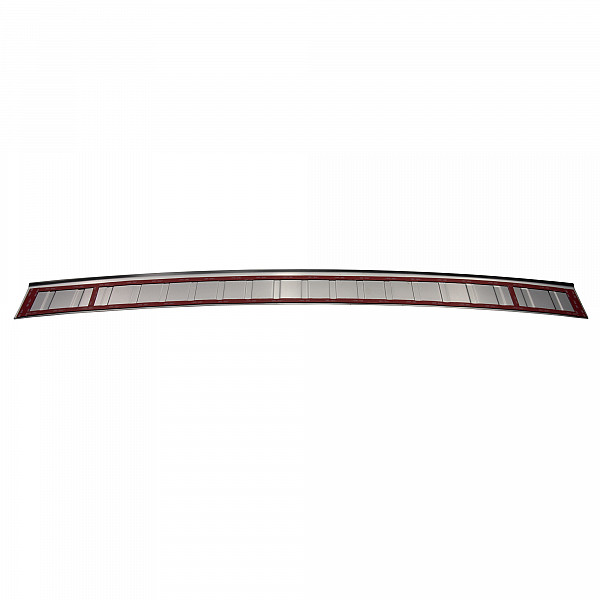 Stainless Steel Rear Bumper Protector Compatible With Volkswagen T5 Multivan, Transporter, California, Caravelle 04.2003-05.2015 Rearguard, Tailored Fit Bumper Guard,  Loading Edge Protector- Colour Polished Stainless Steel (Chrome)