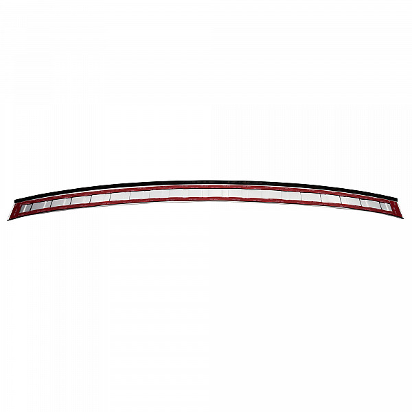 Stainless Steel Rear Bumper Protector Compatible With Jaguar F-Pace 01.2016-> Rearguard, Tailored Fit Bumper Guard,  Loading Edge Protector- Colour Polished Stainless Steel (Chrome)