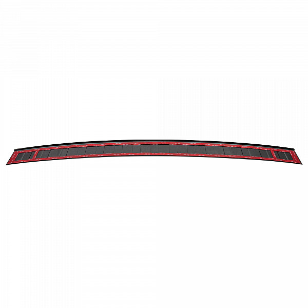Stainless Steel Rear Bumper Protector Compatible With Mercedes Benz GLC (also for AMG) 09.2015-04.2019 Rearguard, Tailored Fit Bumper Guard,  Loading Edge Protector- Colour Dark Grey Brushed Stainless Steel