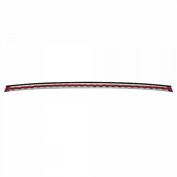 Stainless Steel Rear Bumper Protector Compatible With Kia Ceed Sportswagon (Estate) 09.2018-> Rearguard, Tailored Fit Bumper Guard,  Loading Edge Protector- Colour Polished Stainless Steel (Chrome)