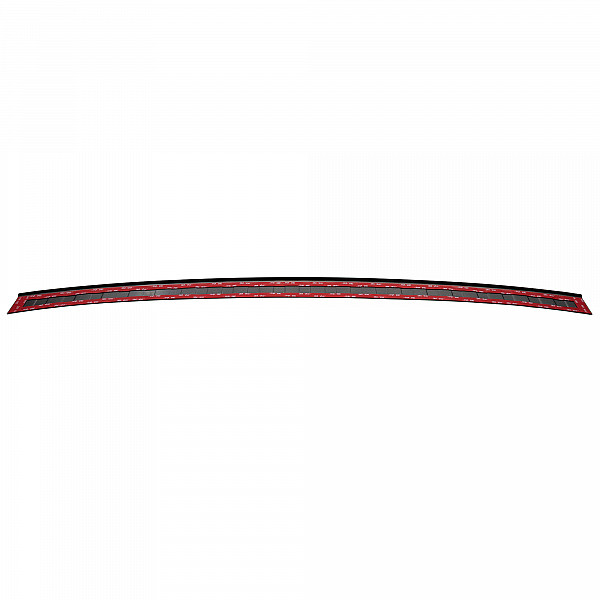Stainless Steel Rear Bumper Protector Compatible With Volvo XC90 02.2015-> Rearguard, Tailored Fit Bumper Guard,  Loading Edge Protector- Colour Dark Grey Brushed Stainless Steel