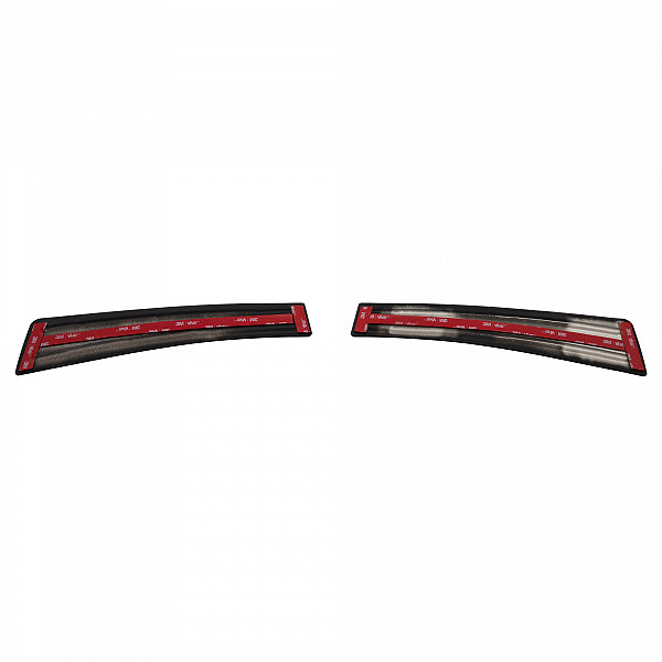 Stainless Steel Rear Bumper Protector Compatible With Volvo XC40 02.2018-> Rearguard, Tailored Fit Bumper Guard,  Loading Edge Protector- Colour Matte Black Powdercoated Stainless Steel