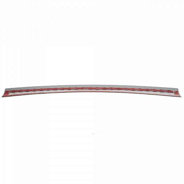 Stainless Steel Rear Bumper Protector Compatible With Mitsubishi Eclipse Cross 12.2017-> Rearguard, Tailored Fit Bumper Guard,  Loading Edge Protector- Colour Brushed Stainless Steel