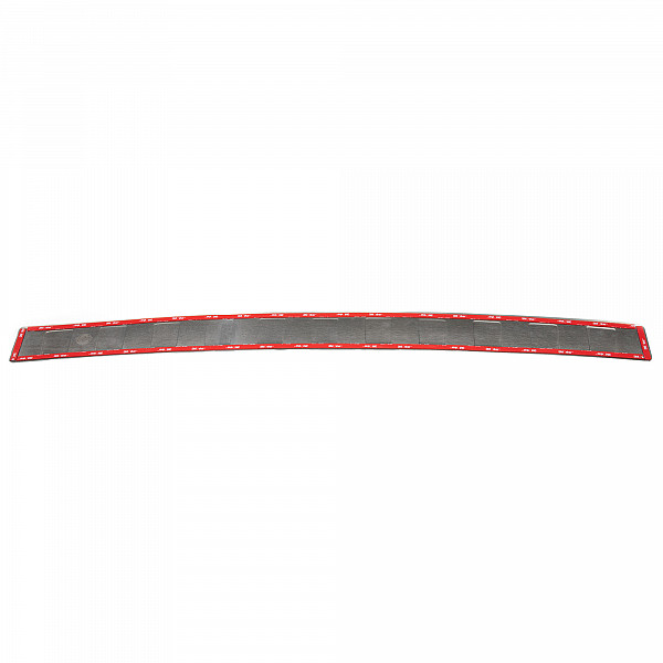 Stainless Steel Rear Bumper Protector Compatible With Mercedes Benz GLC (also for AMG) 09.2015-04.2019 Rearguard, Tailored Fit Bumper Guard,  Loading Edge Protector- Colour Brushed Stainless Steel