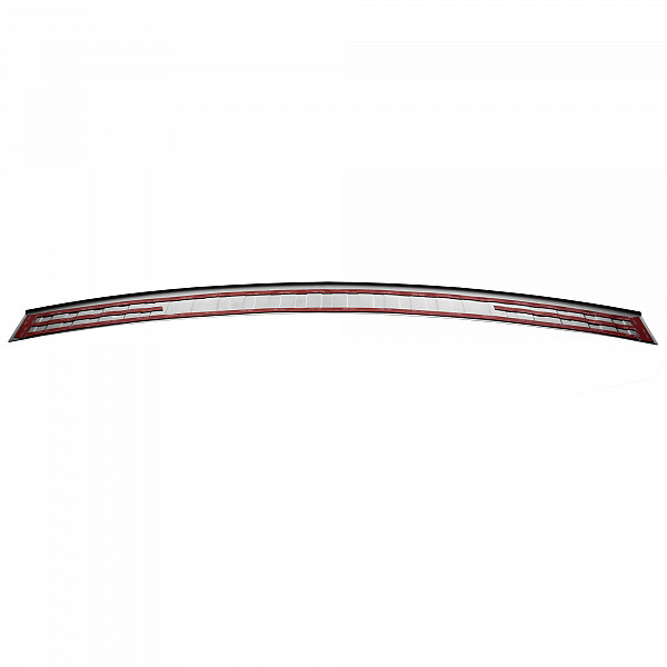 Stainless Steel Rear Bumper Protector Compatible With Mazda CX-5 05.2017-> Rearguard, Tailored Fit Bumper Guard,  Loading Edge Protector- Colour Brushed Stainless Steel