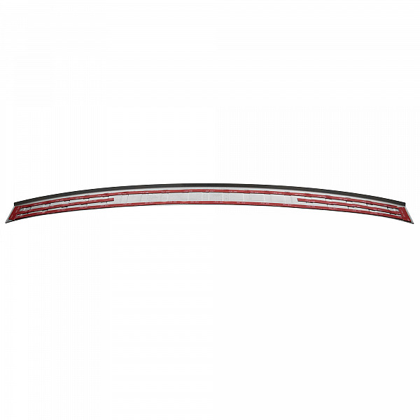 Stainless Steel Rear Bumper Protector Compatible With Jaguar F-Pace 01.2016-> Rearguard, Tailored Fit Bumper Guard,  Loading Edge Protector- Colour Brushed Stainless Steel