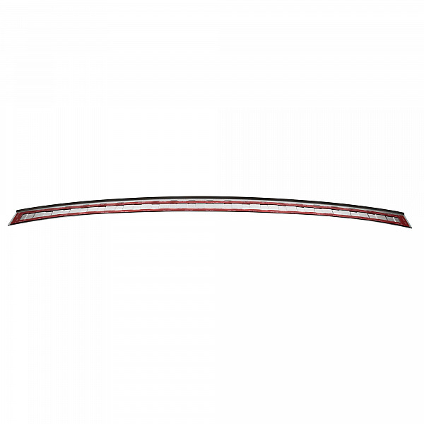 Stainless Steel Rear Bumper Protector Compatible With Volvo XC90 02.2015-> Rearguard, Tailored Fit Bumper Guard,  Loading Edge Protector- Colour Brushed Stainless Steel