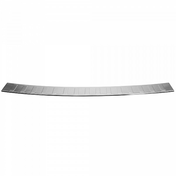 Stainless Steel Rear Bumper Protector Compatible With Opel Insignia B Sports Tourer & Country Tourer 04.2017-12.2022 Rearguard, Tailored Fit Bumper Guard,  Loading Edge Protector- Colour Brushed Stainless Steel