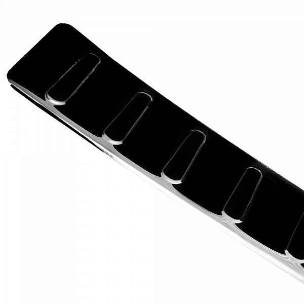 Stainless Steel Rear Bumper Protector Compatible With BMW 5 series Gran Turismo GT (F07) 10.2009-03.2017 Rearguard, Tailored Fit Bumper Guard,  Loading Edge Protector- Colour Black Mirror Stainless Steel (Black Chrome)