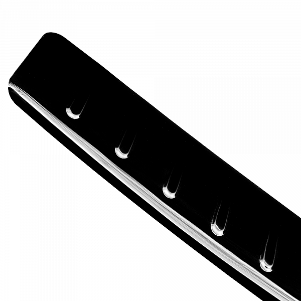 Stainless Steel Rear Bumper Protector Compatible With Mazda 6 Estate 02.2013-> Rearguard, Tailored Fit Bumper Guard,  Loading Edge Protector- Colour Black Mirror Stainless Steel (Black Chrome)