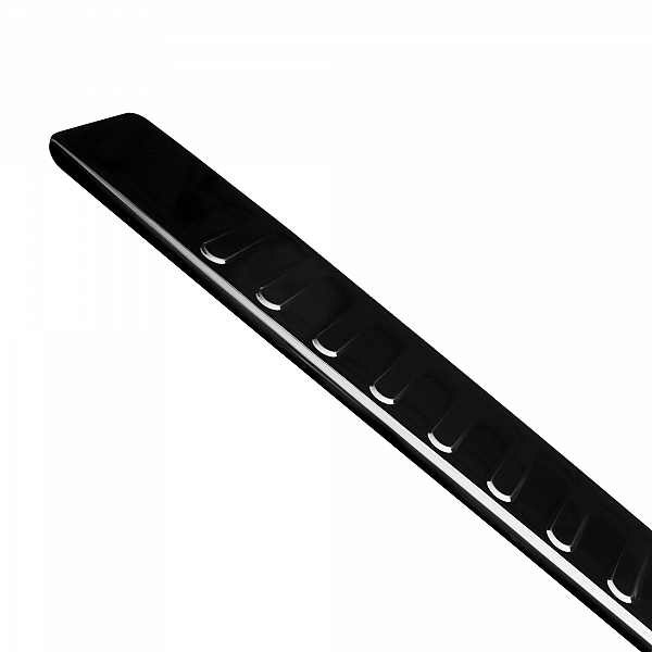 Stainless Steel Rear Bumper Protector Compatible With Mercedes Benz Vito & Viano W639 & V639 06.2003-04.2014 Rearguard, Tailored Fit Bumper Guard,  Loading Edge Protector- Colour Black Mirror Stainless Steel (Black Chrome)