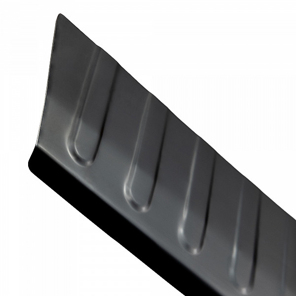 Stainless Steel Rear Bumper Protector Compatible With MINI Countryman F60 02.2017-06.2020 Rearguard, Tailored Fit Bumper Guard,  Loading Edge Protector- Colour Black Mirror Stainless Steel (Black Chrome)