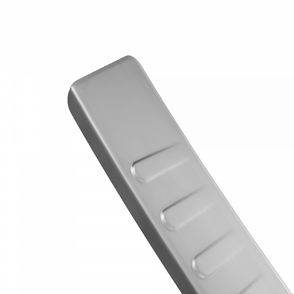 Stainless Steel Rear Bumper Protector Compatible With MINI Cooper, Cooper S, JCW, 3 doors & Coupe R56 & R58 11.2006-05.2015 Rearguard, Tailored Fit Bumper Guard,  Loading Edge Protector- Colour Brushed Stainless Steel