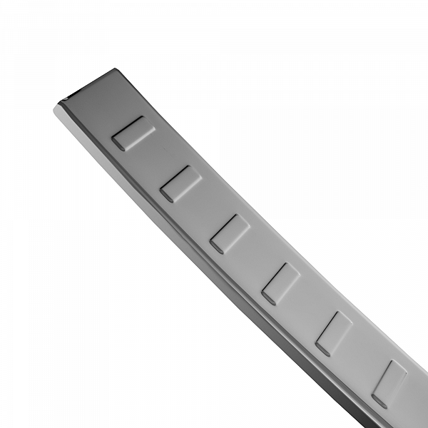 Stainless Steel Rear Bumper Protector Compatible With Volkswagen Sharan 08.2010-06.2022 Rearguard, Tailored Fit Bumper Guard,  Loading Edge Protector- Colour Polished Stainless Steel (Chrome)