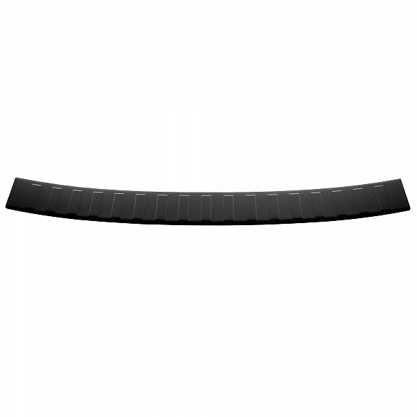 Stainless Steel Rear Bumper Protector Compatible With Volkswagen Touran (2. Generation Typ 5T) 09.2015-> Rearguard, Tailored Fit Bumper Guard,  Loading Edge Protector- Colour Matte Black Powdercoated Stainless Steel