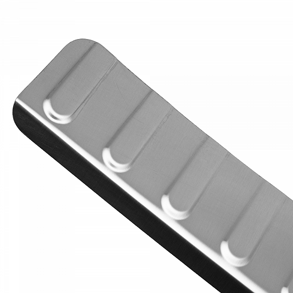 Stainless Steel Rear Bumper Protector Compatible With Volkswagen Passat B8 Limousine 11.2014-11.2023 Rearguard, Tailored Fit Bumper Guard,  Loading Edge Protector- Colour Brushed Stainless Steel