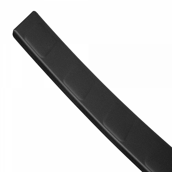 Stainless Steel Rear Bumper Protector Compatible With Hyundai Tucson IV 12.2020-> Rearguard, Tailored Fit Bumper Guard,  Loading Edge Protector- Colour Matte Black Powdercoated Stainless Steel