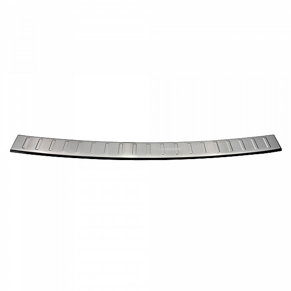 Stainless Steel Rear Bumper Protector Compatible With Volkswagen T5 Multivan, Transporter, California, Caravelle 04.2003-05.2015 Rearguard, Tailored Fit Bumper Guard,  Loading Edge Protector- Colour Polished Stainless Steel (Chrome)