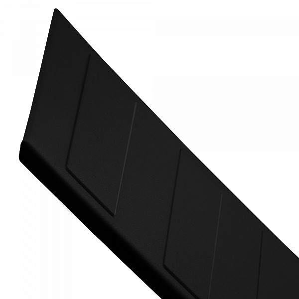 Stainless Steel Rear Bumper Protector Compatible With Toyota Proace & Proace Verso 09.2016-> Long Version 133,5cm Wide Rearguard, Tailored Fit Bumper Guard,  Loading Edge Protector- Colour Matte Black Powdercoated Stainless Steel