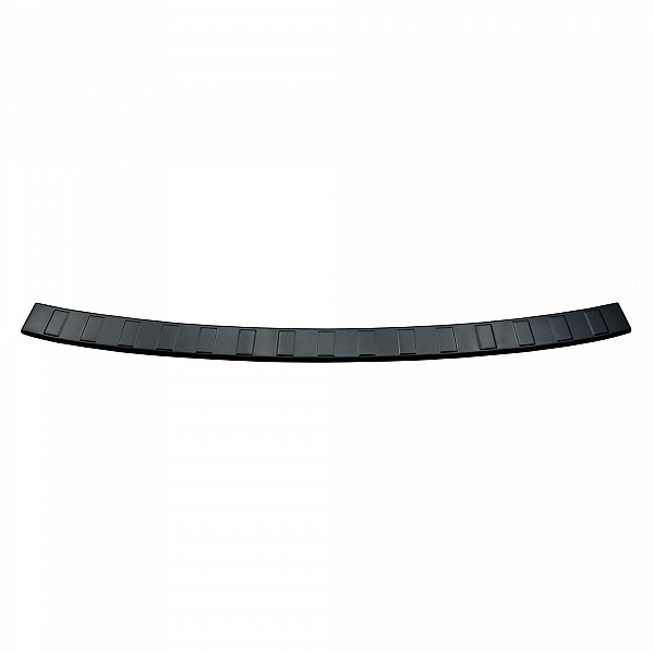 Stainless Steel Rear Bumper Protector Compatible With Volkswagen Tiguan 04.2016-11.2023 Rearguard, Tailored Fit Bumper Guard,  Loading Edge Protector- Colour Black Mirror Stainless Steel (Black Chrome)