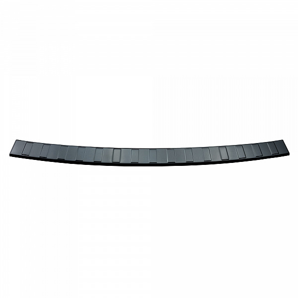Stainless Steel Rear Bumper Protector Compatible With Mercedes Benz GLC (also for AMG) 09.2015-04.2019 Rearguard, Tailored Fit Bumper Guard,  Loading Edge Protector- Colour Black Mirror Stainless Steel (Black Chrome)