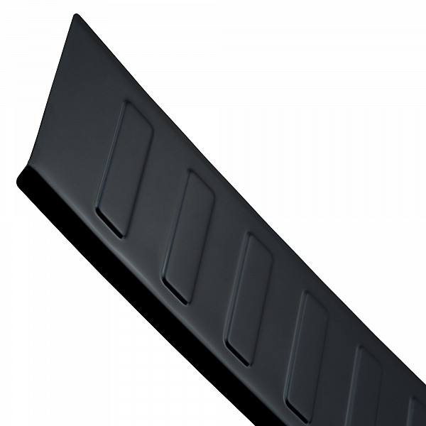 Stainless Steel Rear Bumper Protector Compatible With BMW 5 series Touring (Estate) G31 (not for M Sport) 06.2017-06.2020 Rearguard, Tailored Fit Bumper Guard,  Loading Edge Protector- Colour Black Mirror Stainless Steel (Black Chrome)
