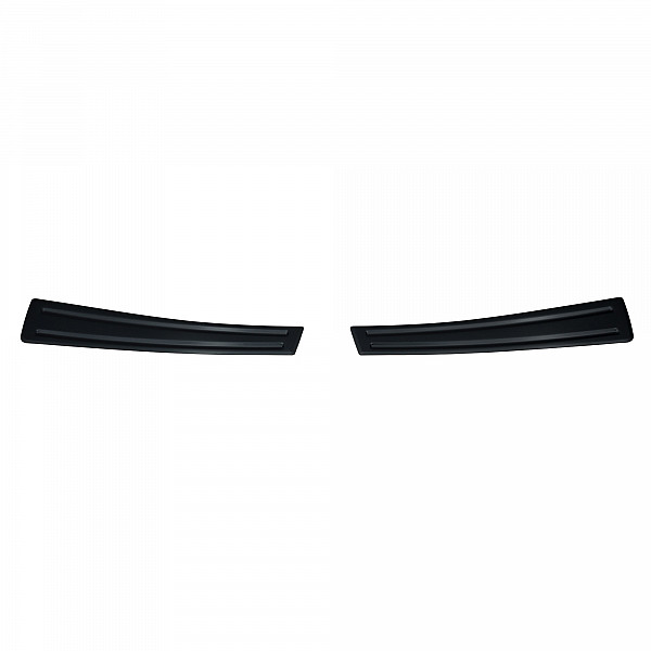 Stainless Steel Rear Bumper Protector Compatible With Volvo XC40 02.2018-> Rearguard, Tailored Fit Bumper Guard,  Loading Edge Protector- Colour Black Mirror Stainless Steel (Black Chrome)