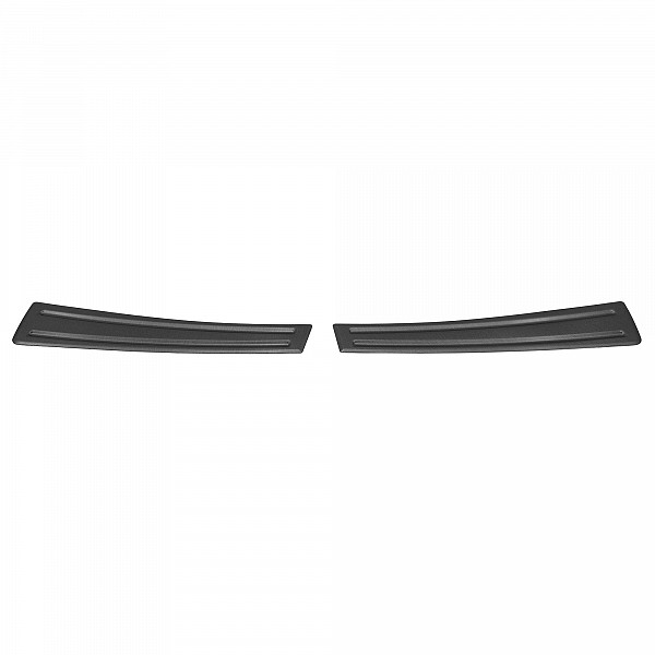 Stainless Steel Rear Bumper Protector Compatible With Volvo XC40 02.2018-> Rearguard, Tailored Fit Bumper Guard,  Loading Edge Protector- Colour Dark Grey Brushed Stainless Steel