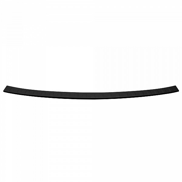 Stainless Steel Rear Bumper Protector Compatible With Volvo XC90 02.2015-> Rearguard, Tailored Fit Bumper Guard,  Loading Edge Protector- Colour Matte Black Powdercoated Stainless Steel