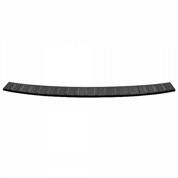 Stainless Steel Rear Bumper Protector Compatible With Audi A4 Avant (Estate) B9 10.2015-> Rearguard, Tailored Fit Bumper Guard,  Loading Edge Protector- Colour Dark Grey Brushed Stainless Steel
