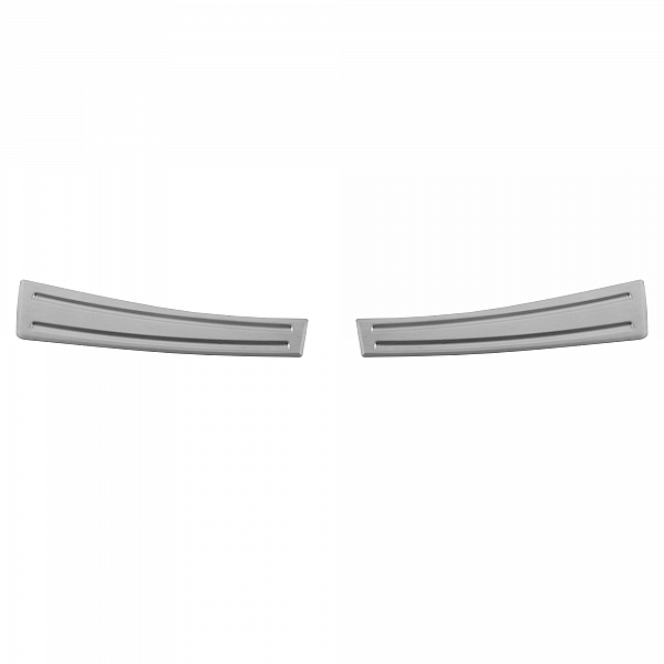 Stainless Steel Rear Bumper Protector Compatible With Volvo XC40 02.2018-> Rearguard, Tailored Fit Bumper Guard,  Loading Edge Protector- Colour Brushed Stainless Steel