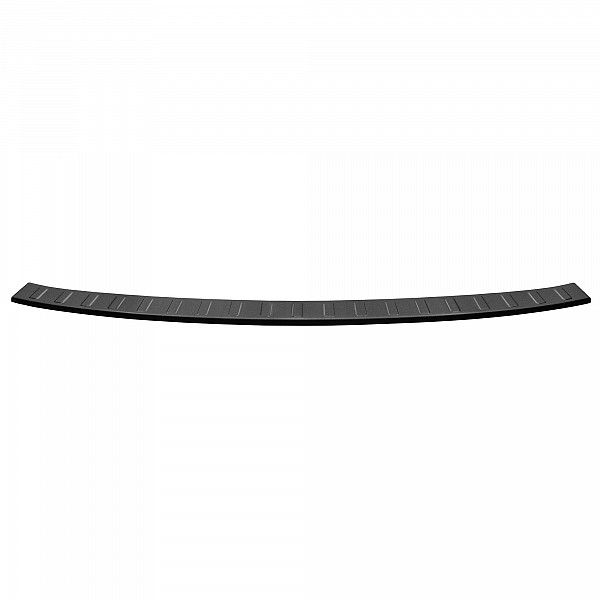 Stainless Steel Rear Bumper Protector Compatible With Jaguar F-Pace 01.2016-> Rearguard, Tailored Fit Bumper Guard,  Loading Edge Protector- Colour Dark Grey Brushed Stainless Steel