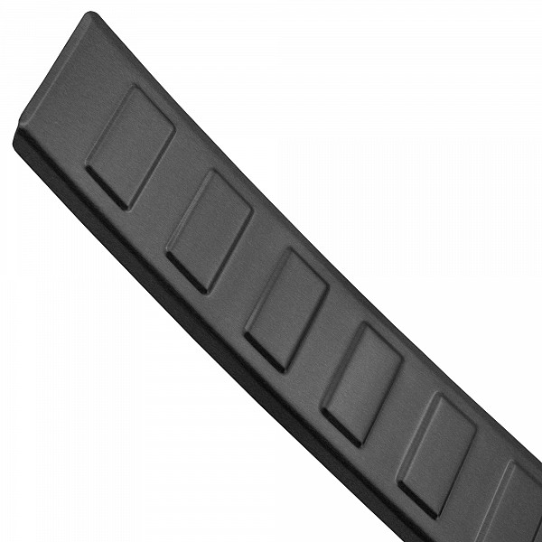 Stainless Steel Rear Bumper Protector Compatible With BMW 3 series Touring (Estate) G21 for M Sport 09.2019-06.2022 (only for M Sport) Rearguard, Tailored Fit Bumper Guard,  Loading Edge Protector- Colour Dark Grey Brushed Stainless Steel