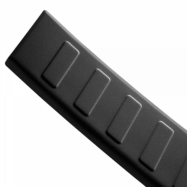 Stainless Steel Rear Bumper Protector Compatible With BMW 5 series Touring (Estate) G31 (not for M Sport) 06.2017-06.2020 Rearguard, Tailored Fit Bumper Guard,  Loading Edge Protector- Colour Matte Black Powdercoated Stainless Steel