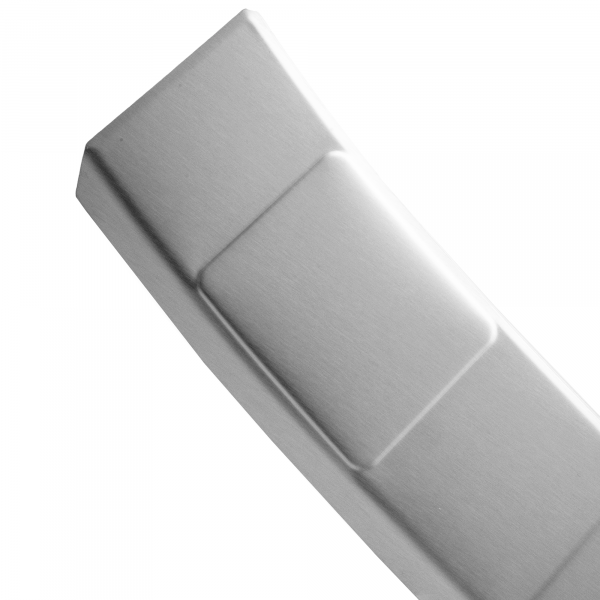 Stainless Steel Rear Bumper Protector Compatible With Ford Kuga ST Line & Hybrid 03.2020-> Rearguard, Tailored Fit Bumper Guard,  Loading Edge Protector- Colour Brushed Stainless Steel