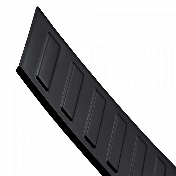 Stainless Steel Rear Bumper Protector Compatible With Opel Zafira Tourer (C) 01.2012-06.2019 Rearguard, Tailored Fit Bumper Guard,  Loading Edge Protector- Colour Black Mirror Stainless Steel (Black Chrome)